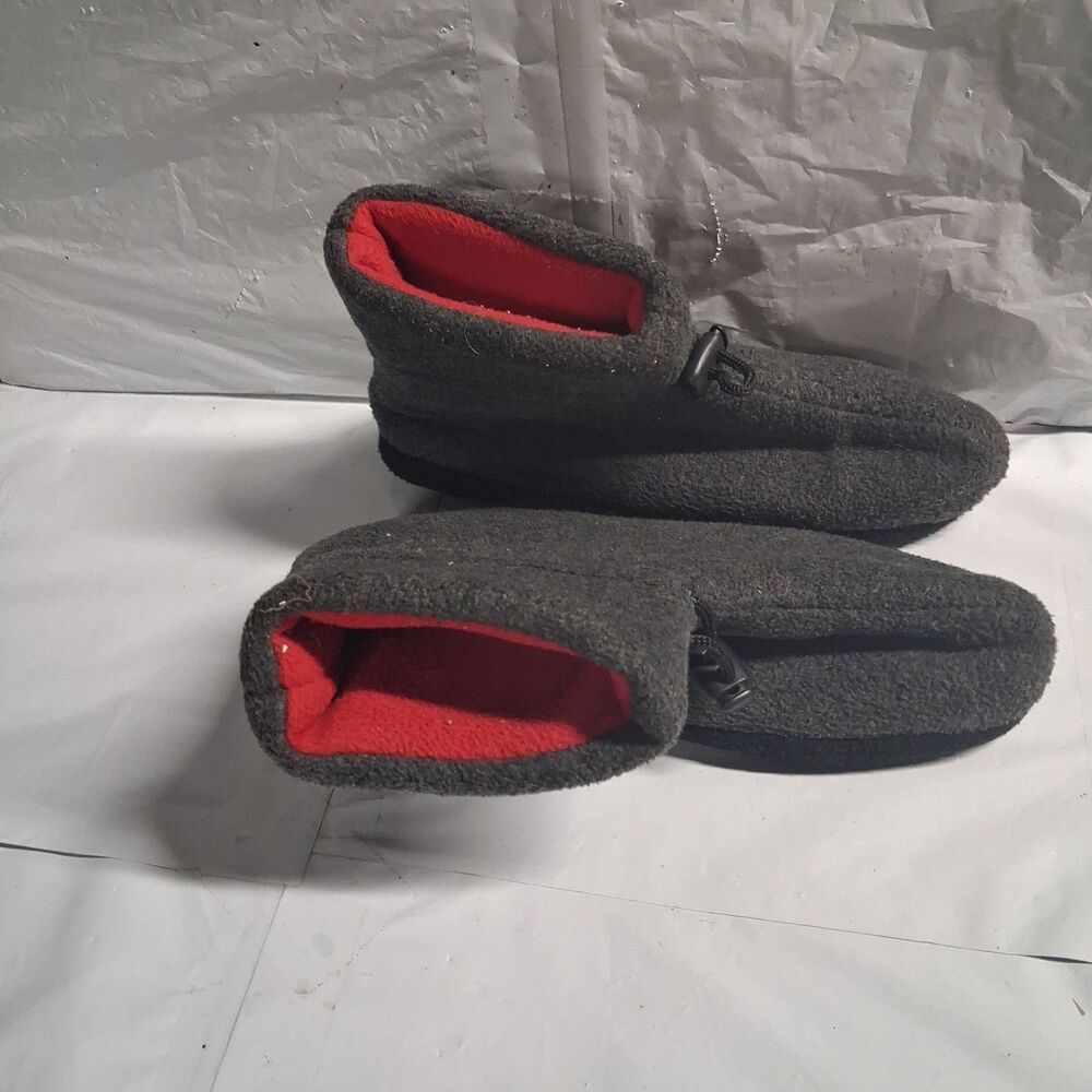 Home Booties Size Large 8-9 Grey - Picture 3 of 3